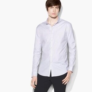 Brand New John Varvatos Collection Irregular Stripe Shirt Size Medium